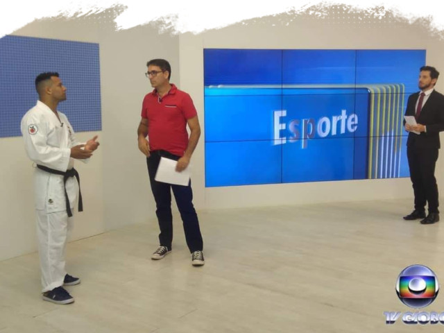 Entrevista Ao Vivo TV Globo com Reginaldo Soares karate