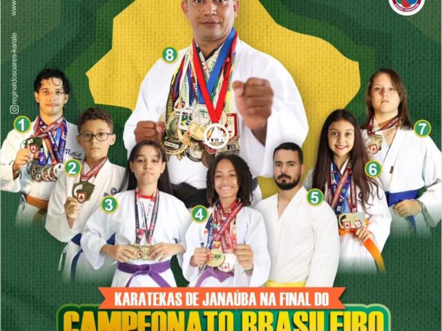 KARATEKAS DE JANAÚBA NA FINAL DO CAMPEONATO BRASILEIRO DE KARATE 2023